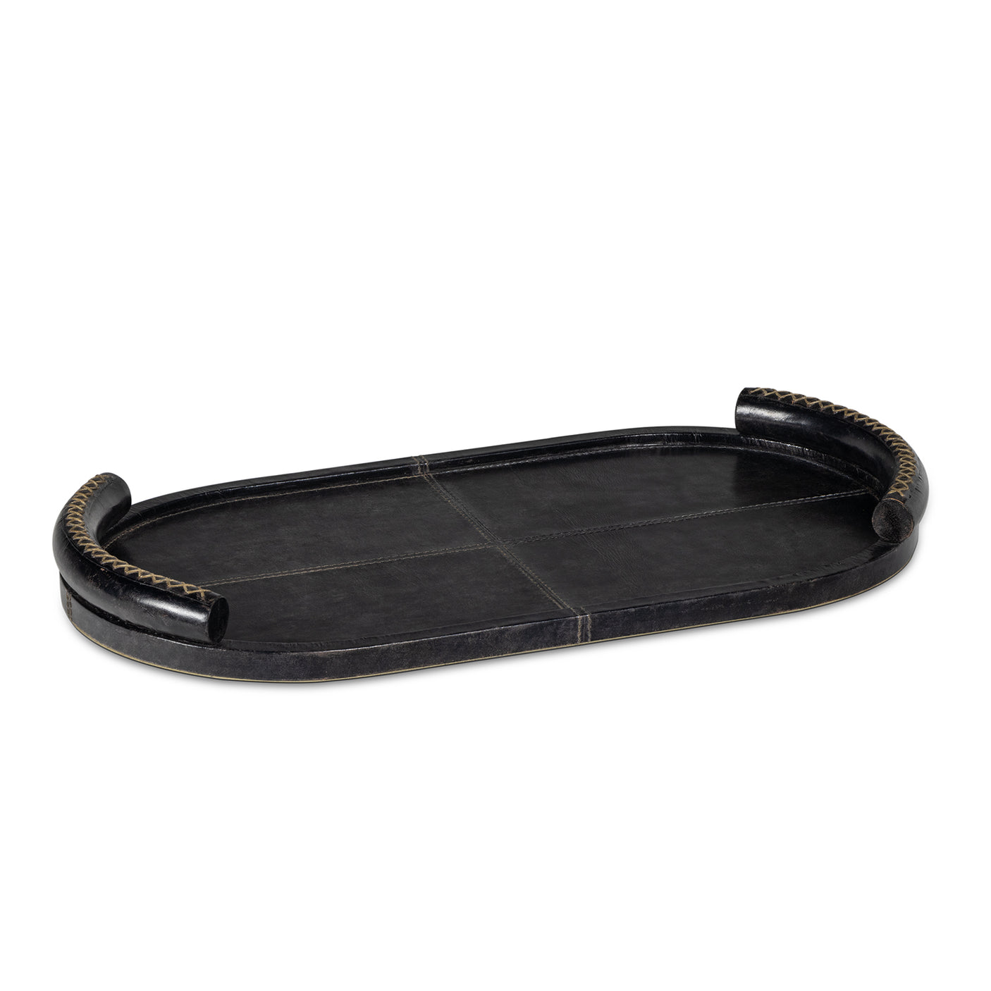 Forte Leather Tray Oval