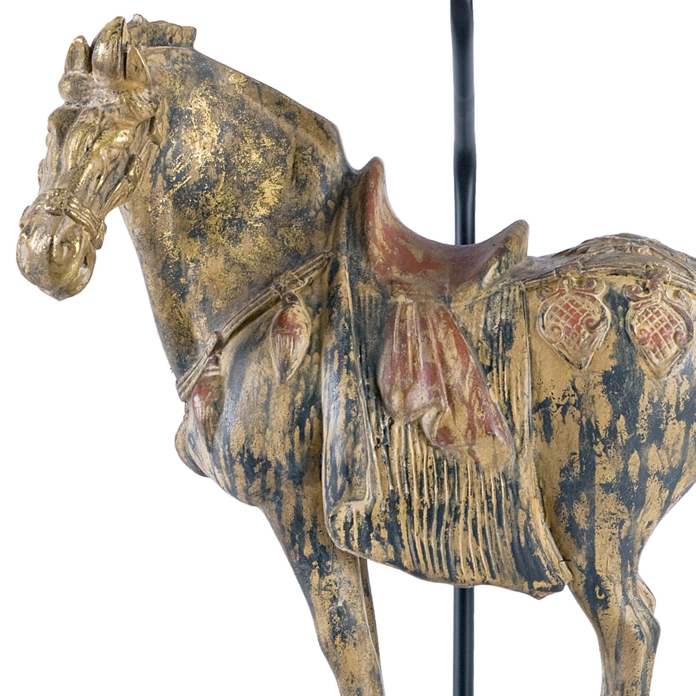 Dynasty Horse Table Lamp Pair