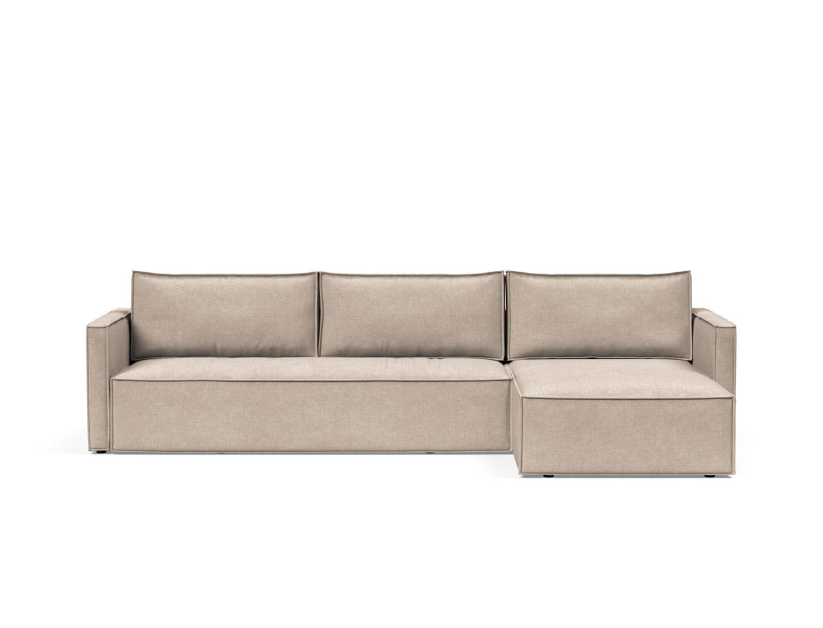 Newilla Sleeper Sofa With Lounger - Slim Arms