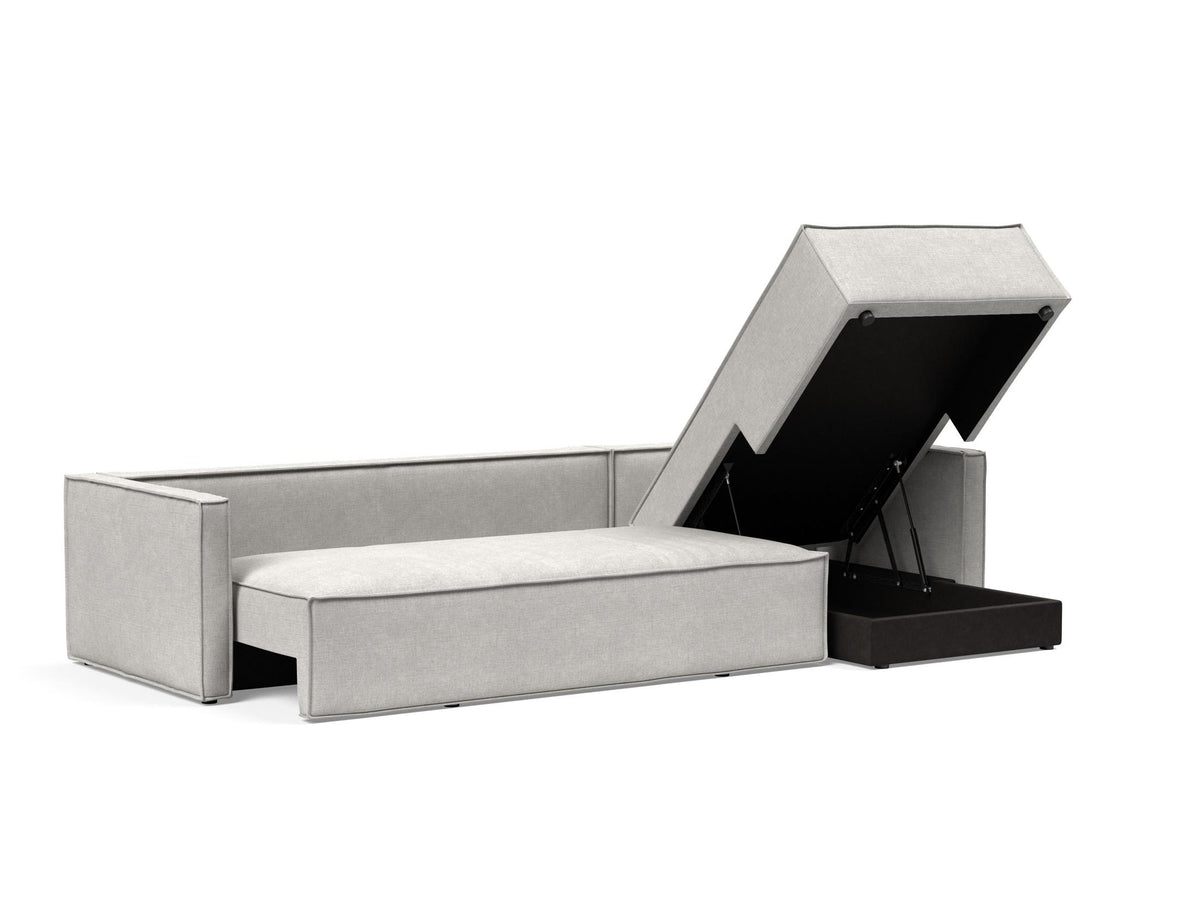Newilla Sleeper Sofa With Lounger - Slim Arms