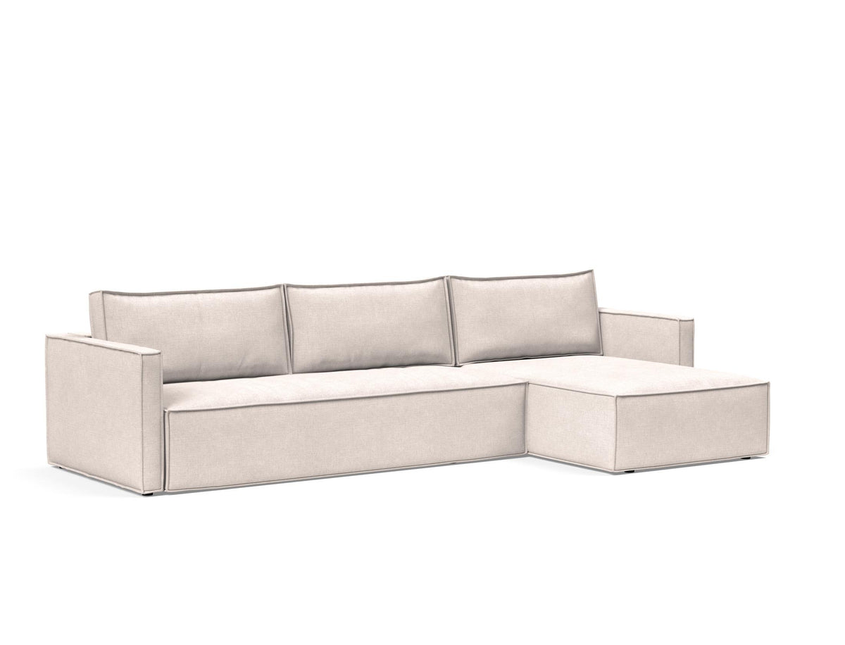 Newilla Sleeper Sofa With Lounger - Slim Arms