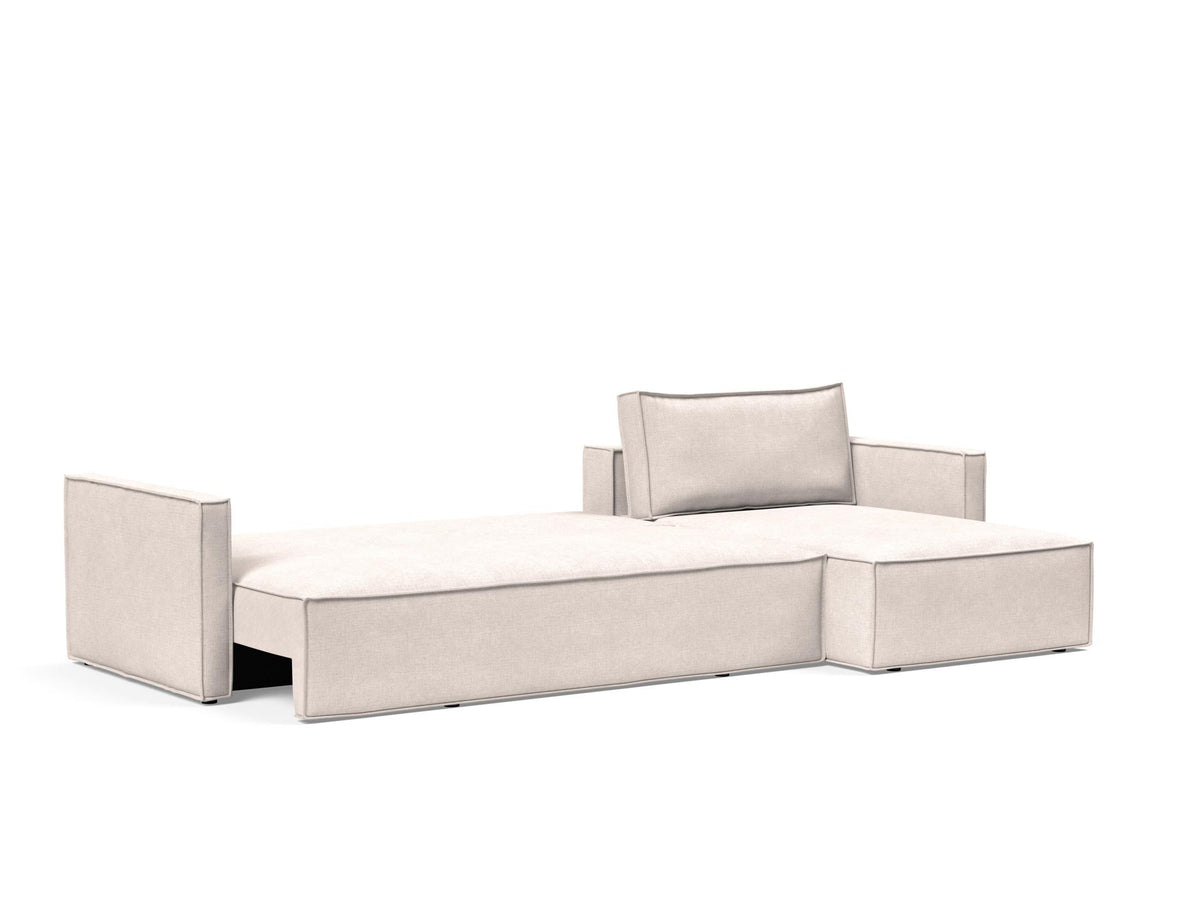 Newilla Sleeper Sofa With Lounger - Slim Arms