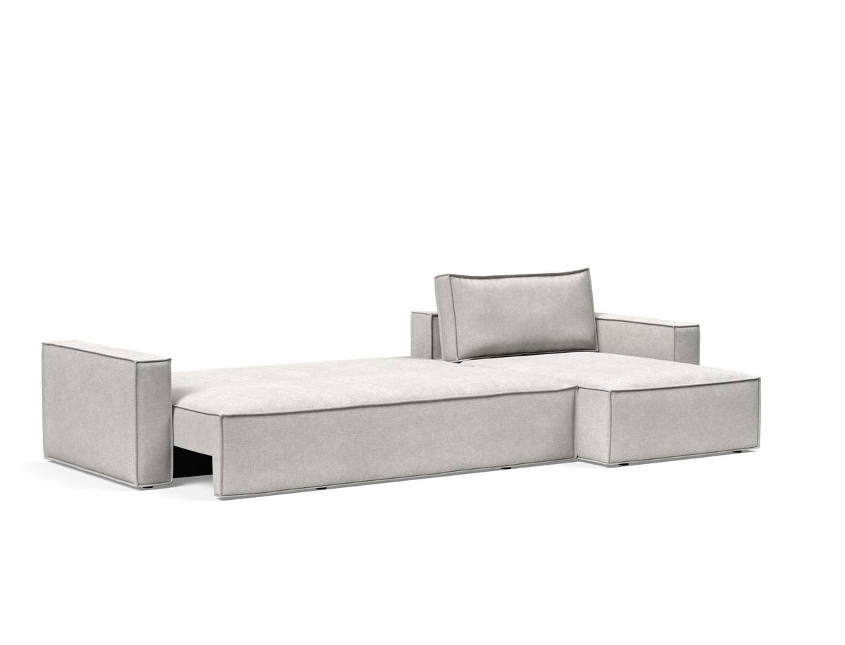Newilla Sleeper Sofa With Lounger - Standard Arms