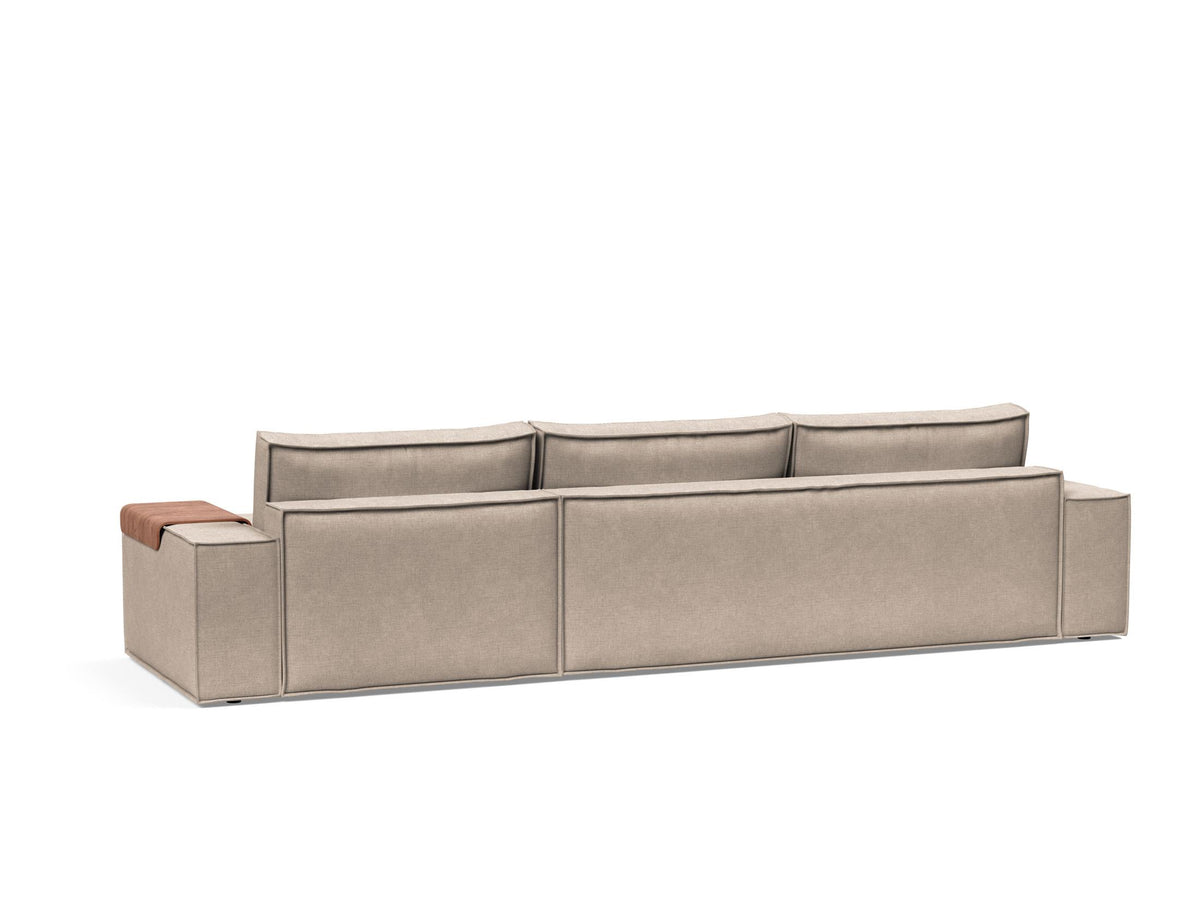 Newilla Sleeper Sofa With Lounger - Wide Arms