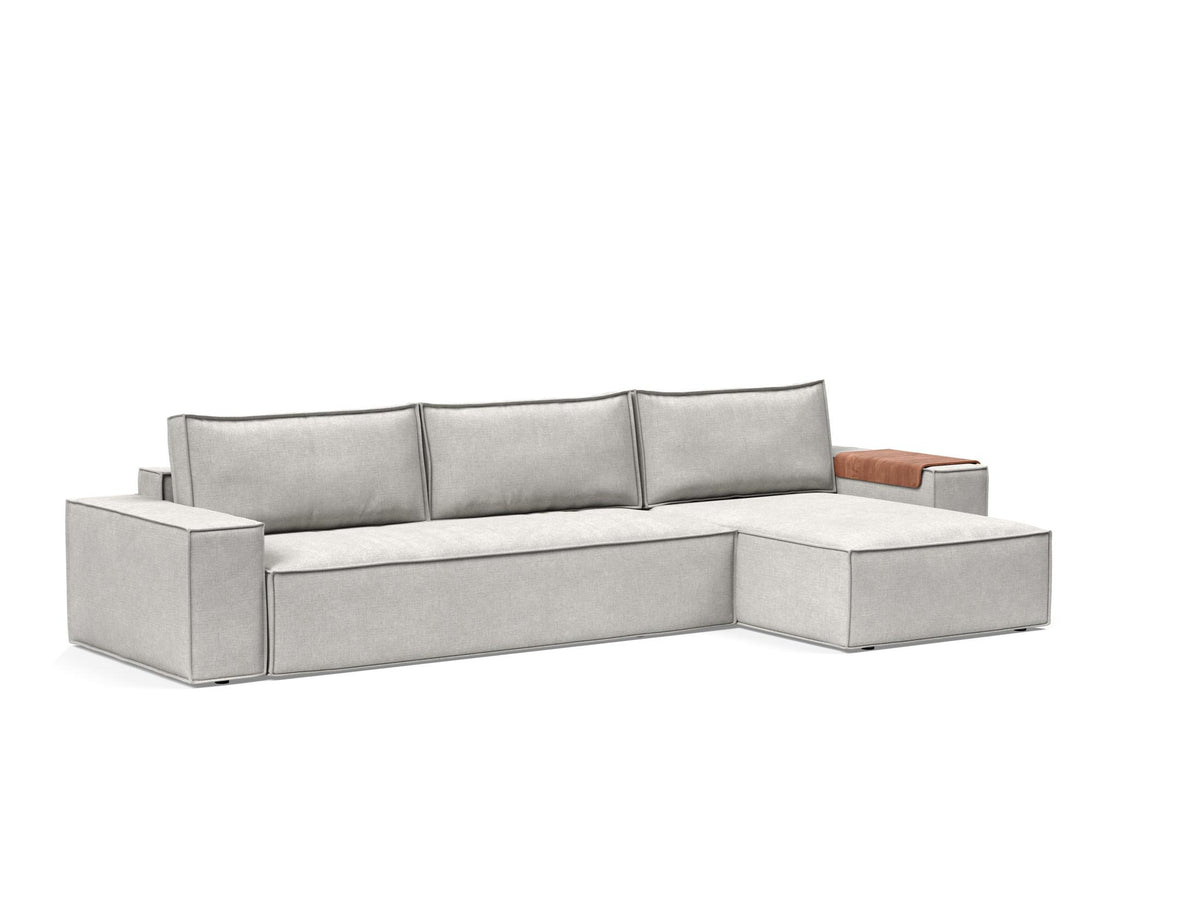 Newilla Sleeper Sofa With Lounger - Wide Arms