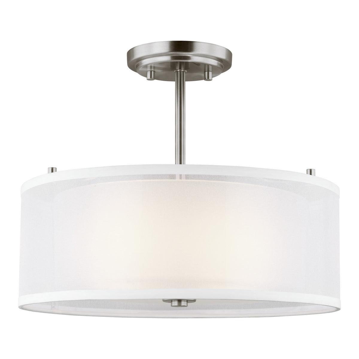 Elmwood Park Two Light Semi Flush Mount