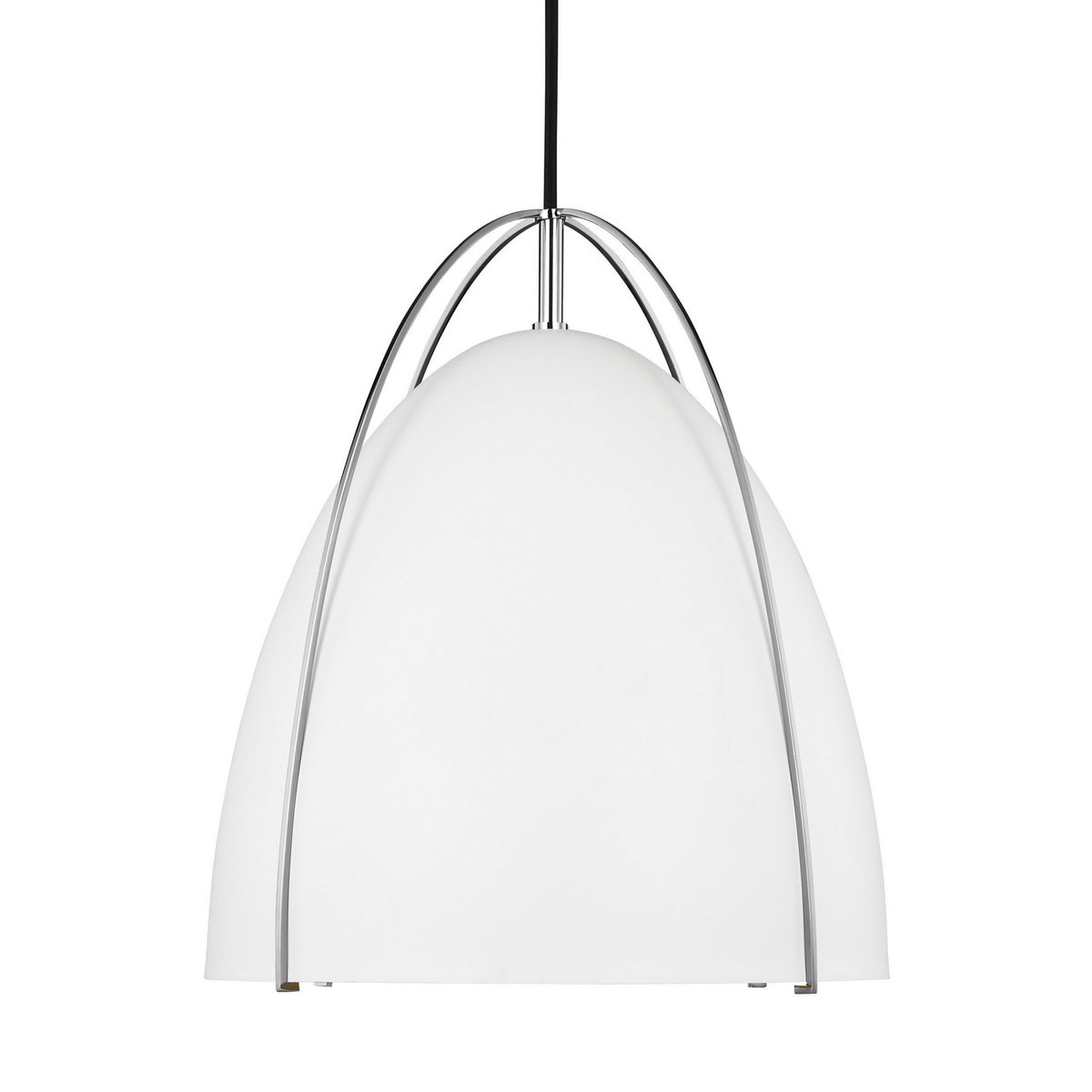 Norman Medium Pendant — Matte White, 75 W