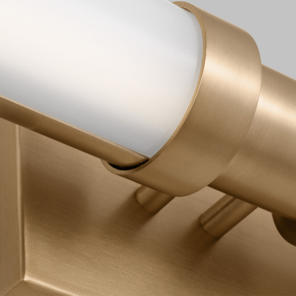LED Bath Wall Sconce — W: 4.75" × H: 37.75" × D: 4.50"