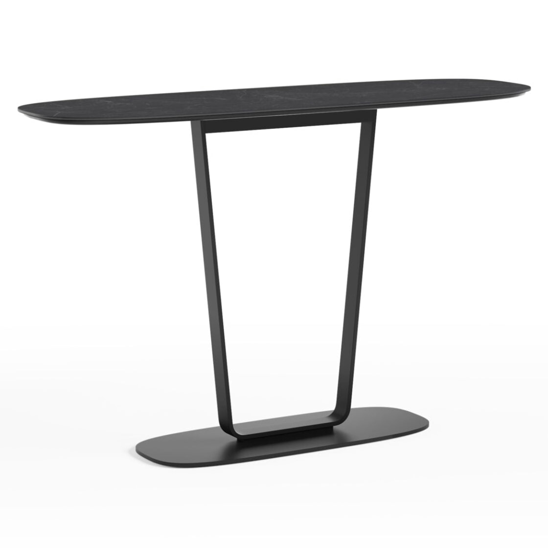 BDi Cloud 9 1183 Console Table in Nimbus Black, on white