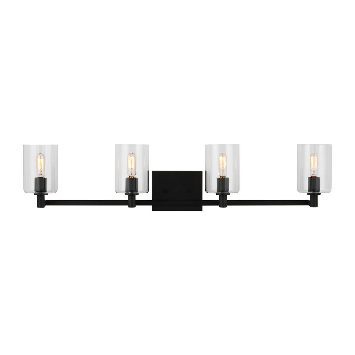 LED Bath Wall Sconce — W: 35.00" × H: 7.75" × D: 6.38"
