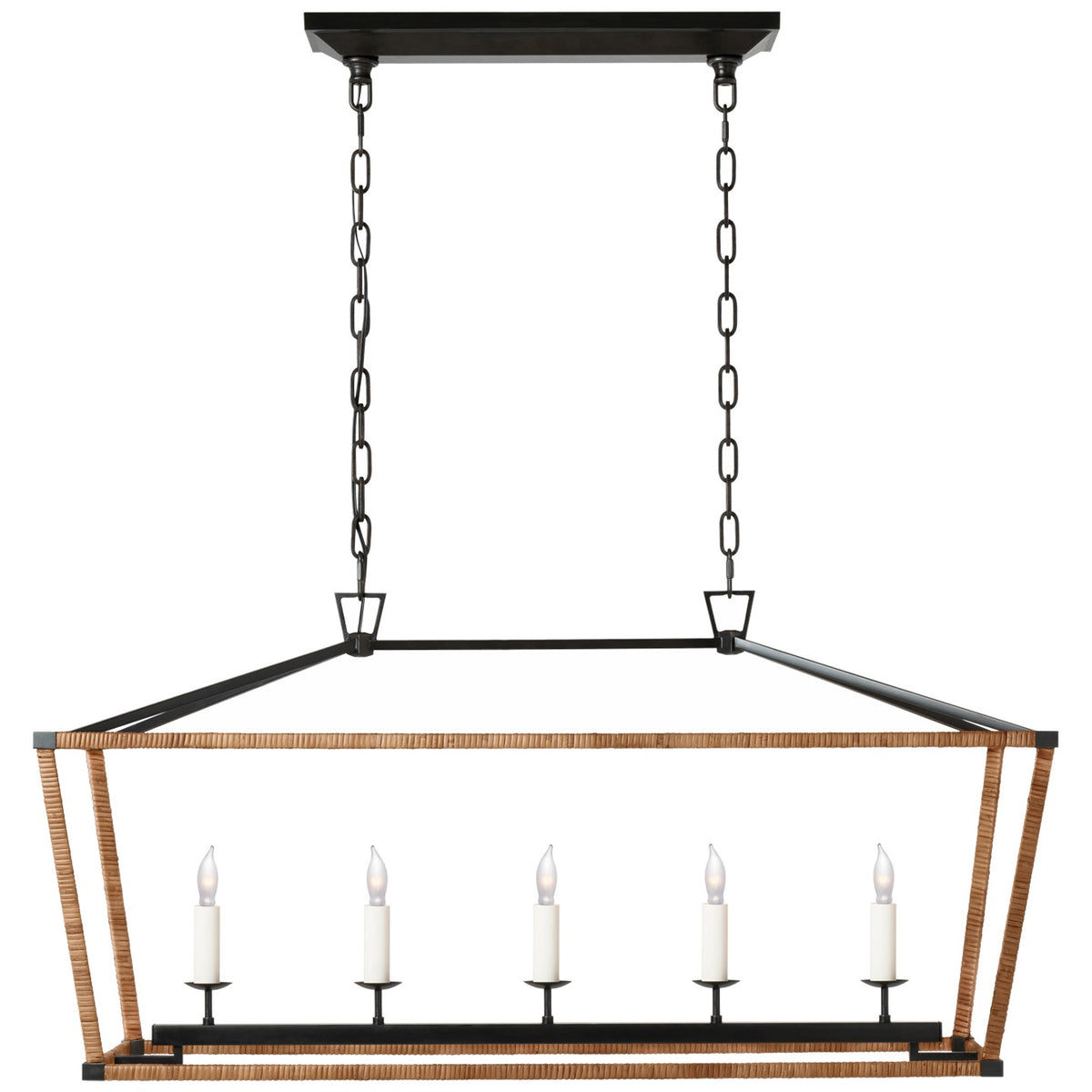 Darlana Wrapped LED Linear Lantern — 5 Light