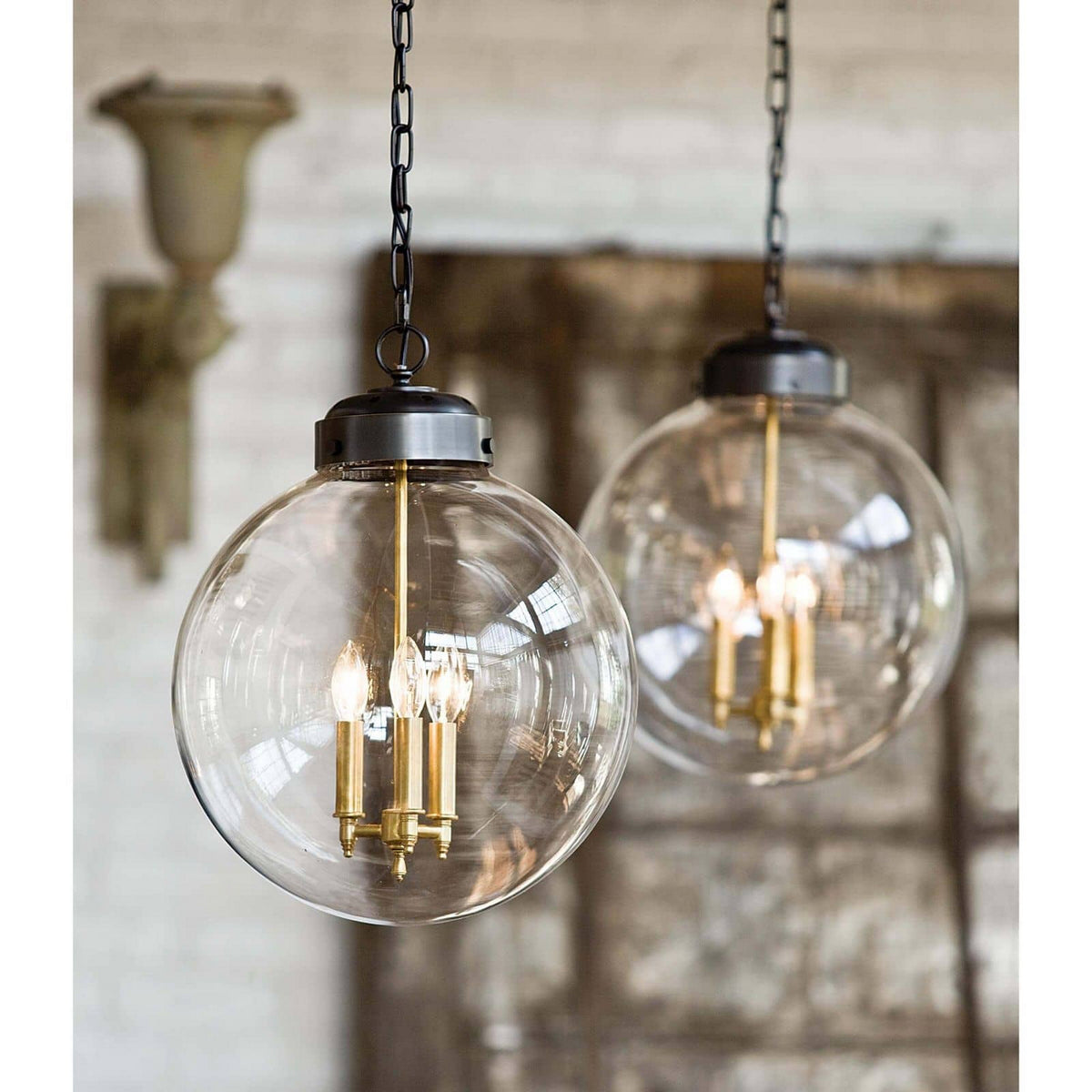 Globe Three Light Pendant