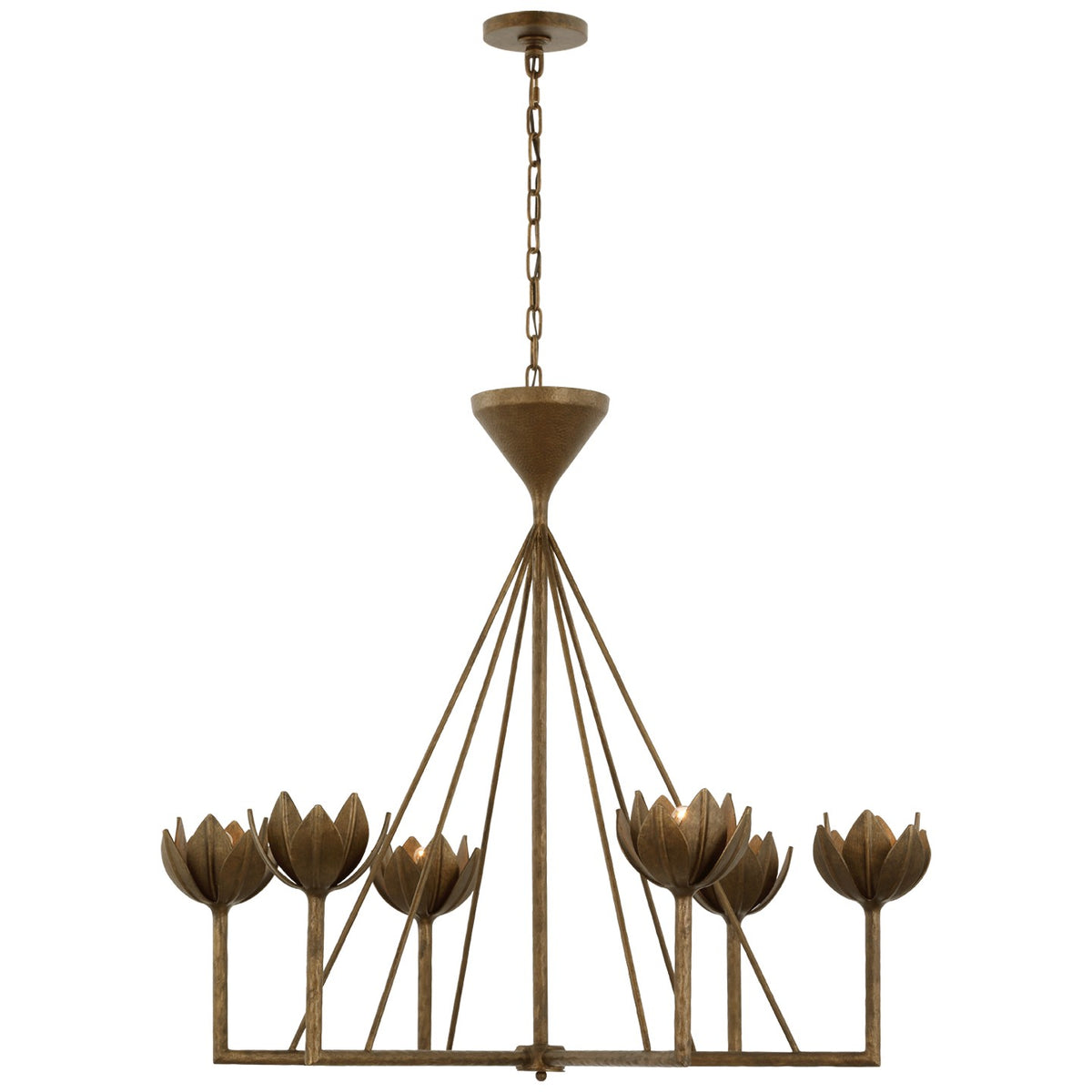 Alberto Large Low Ceiling Chandelier