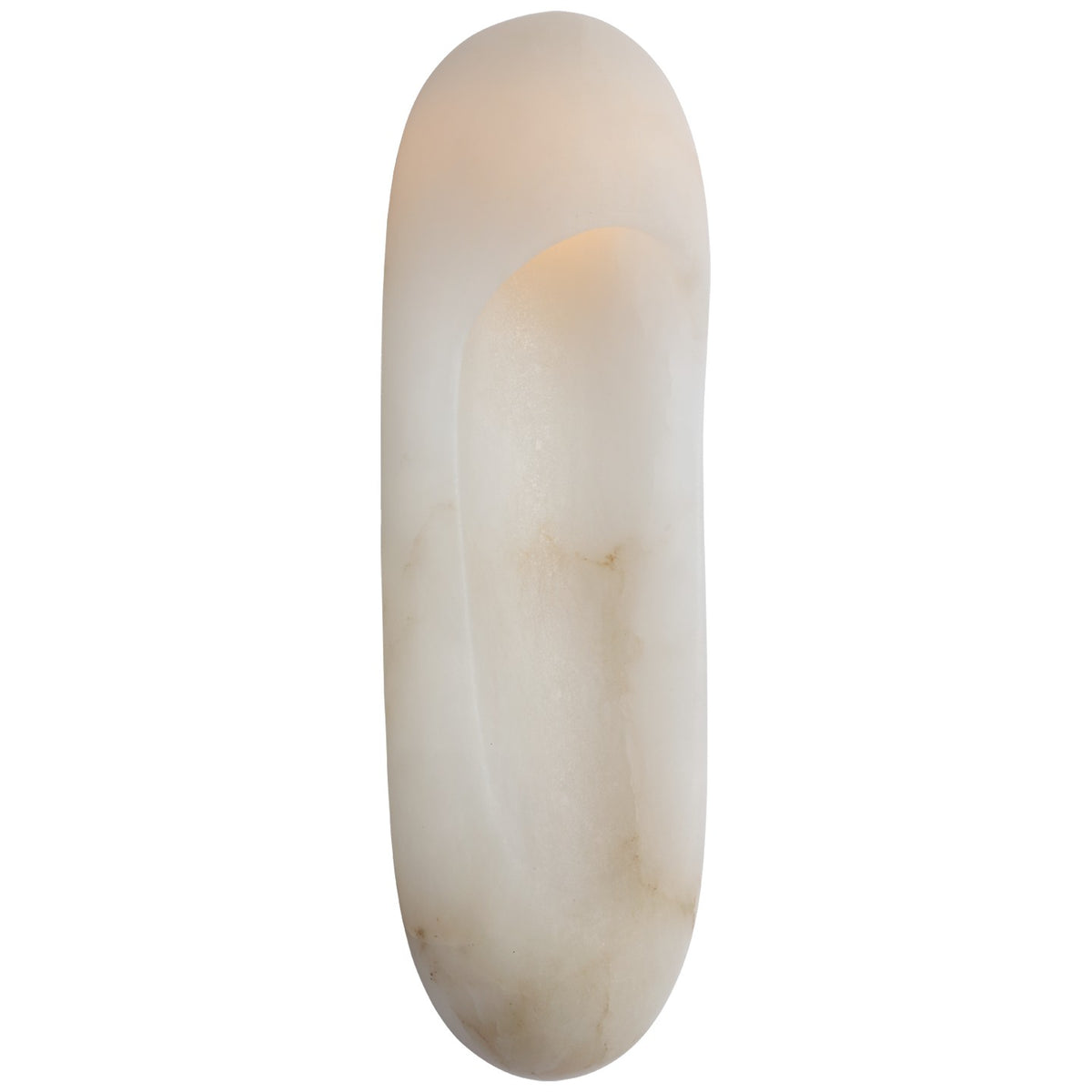 Esculpa 18" Elongated Alabaster Wall Light