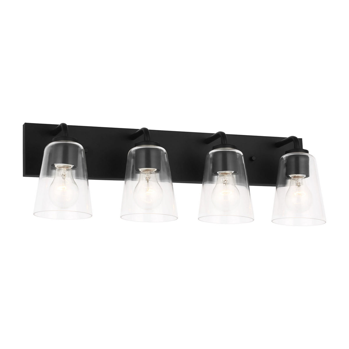 Miles Four Light Bath — Clear