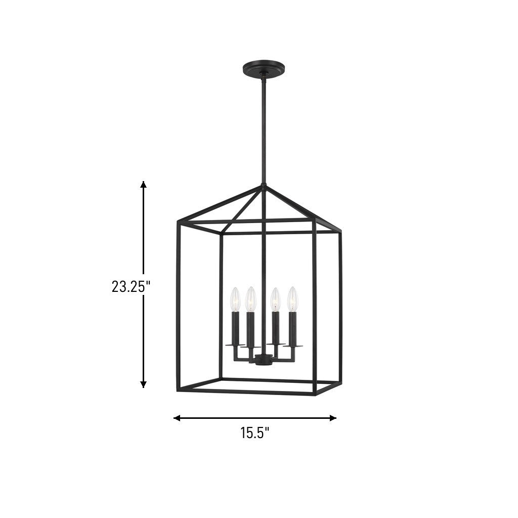 Perryton Four Light Hall/Foyer Pendant — 23.25"