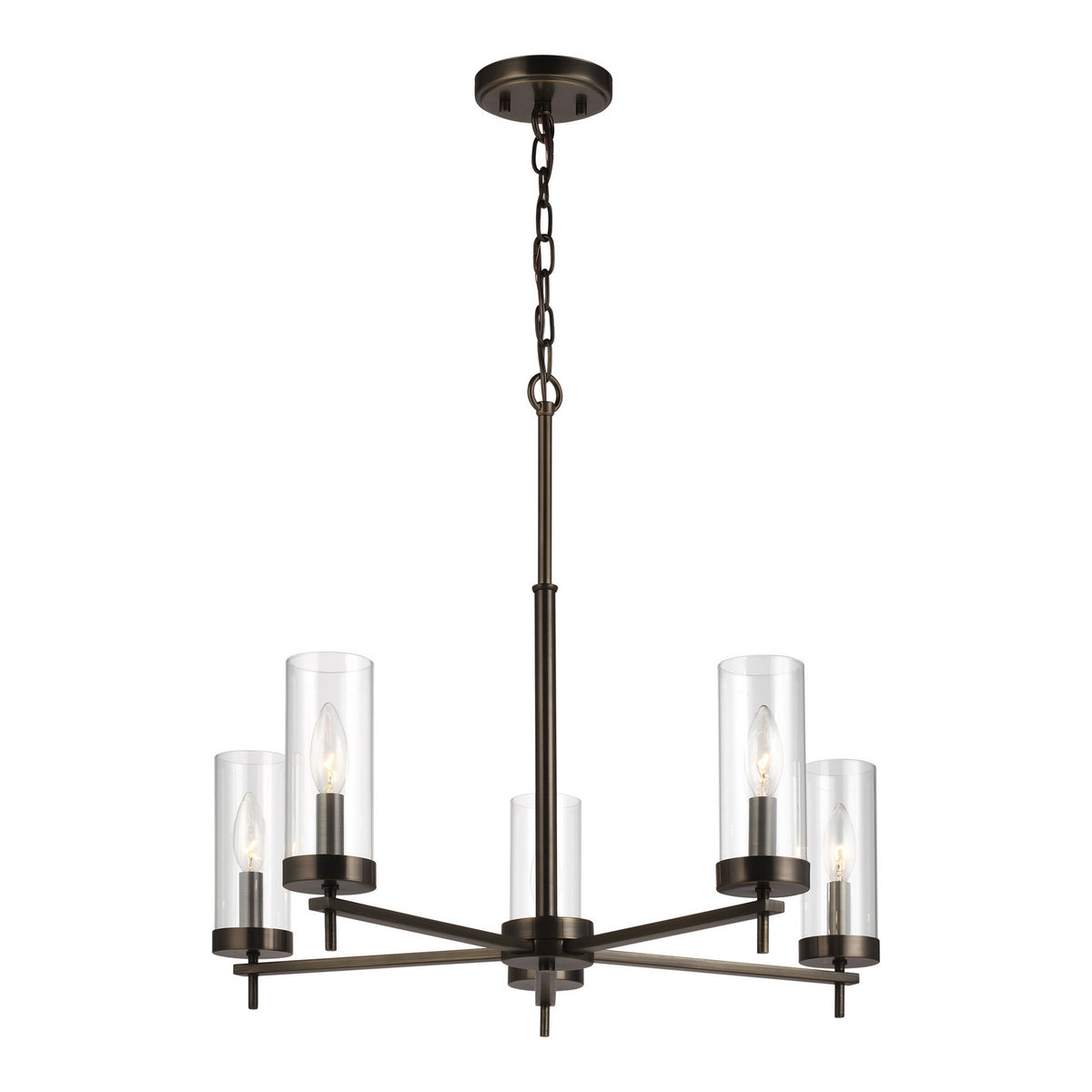 Zire Five Light Chandelier — 60 W