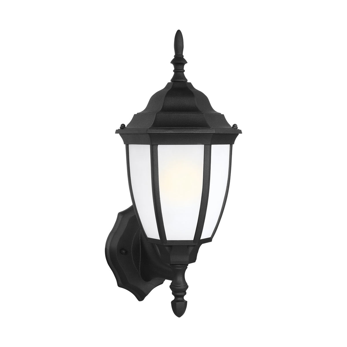 Bakersville Curve 15.5" Up Lantern — White