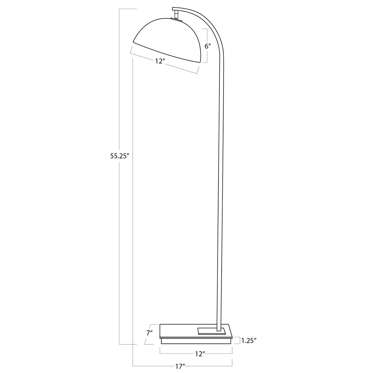 Otto One Light Floor Lamp