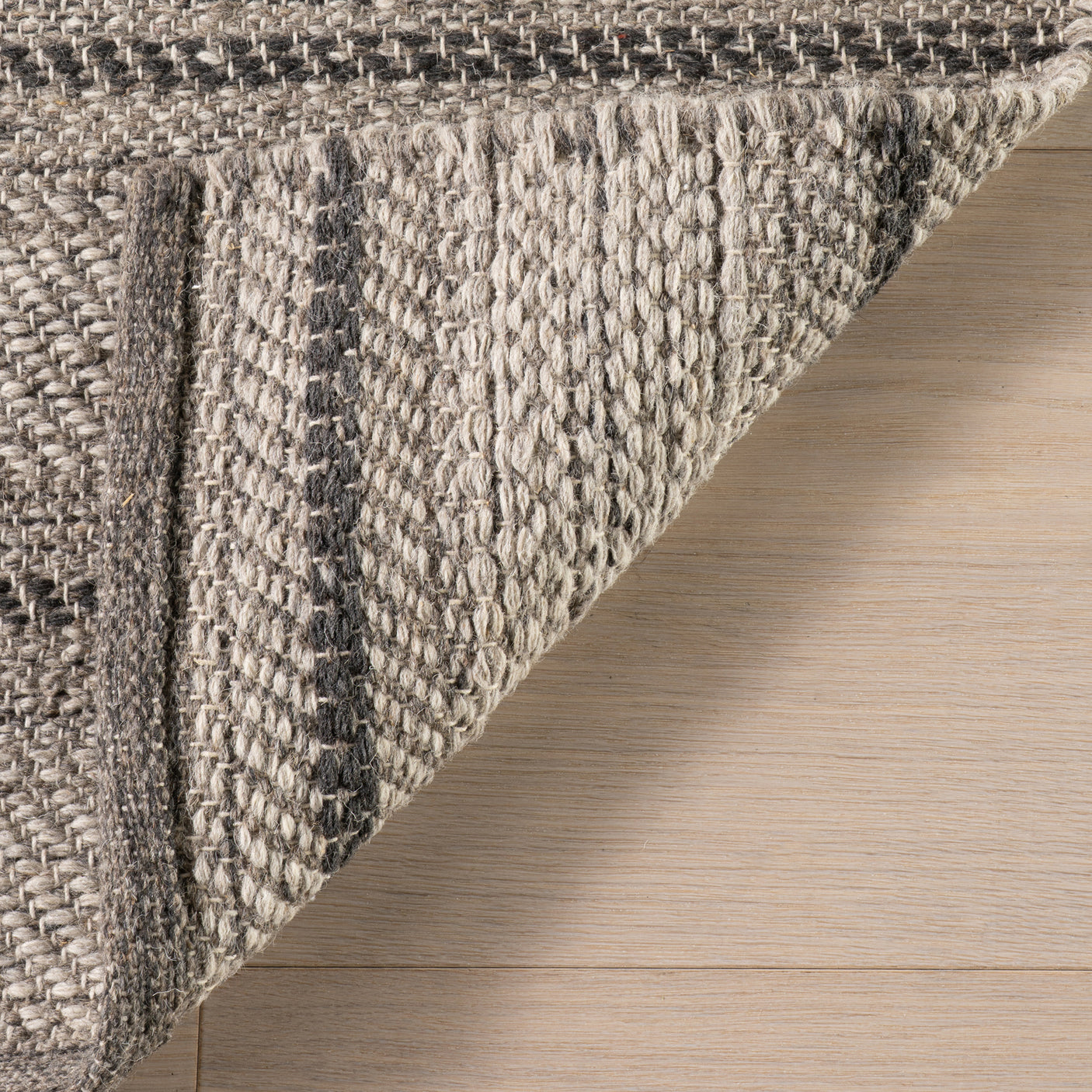 Nate Berkus Mateo Striped Wool Cozy Area Rug