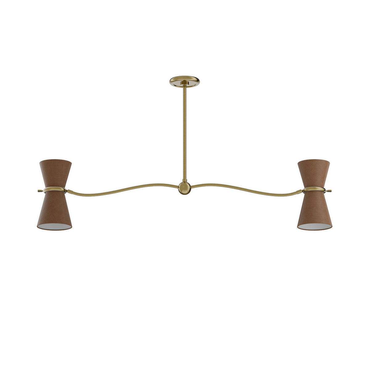 Gable Four Light Linear Chandelier