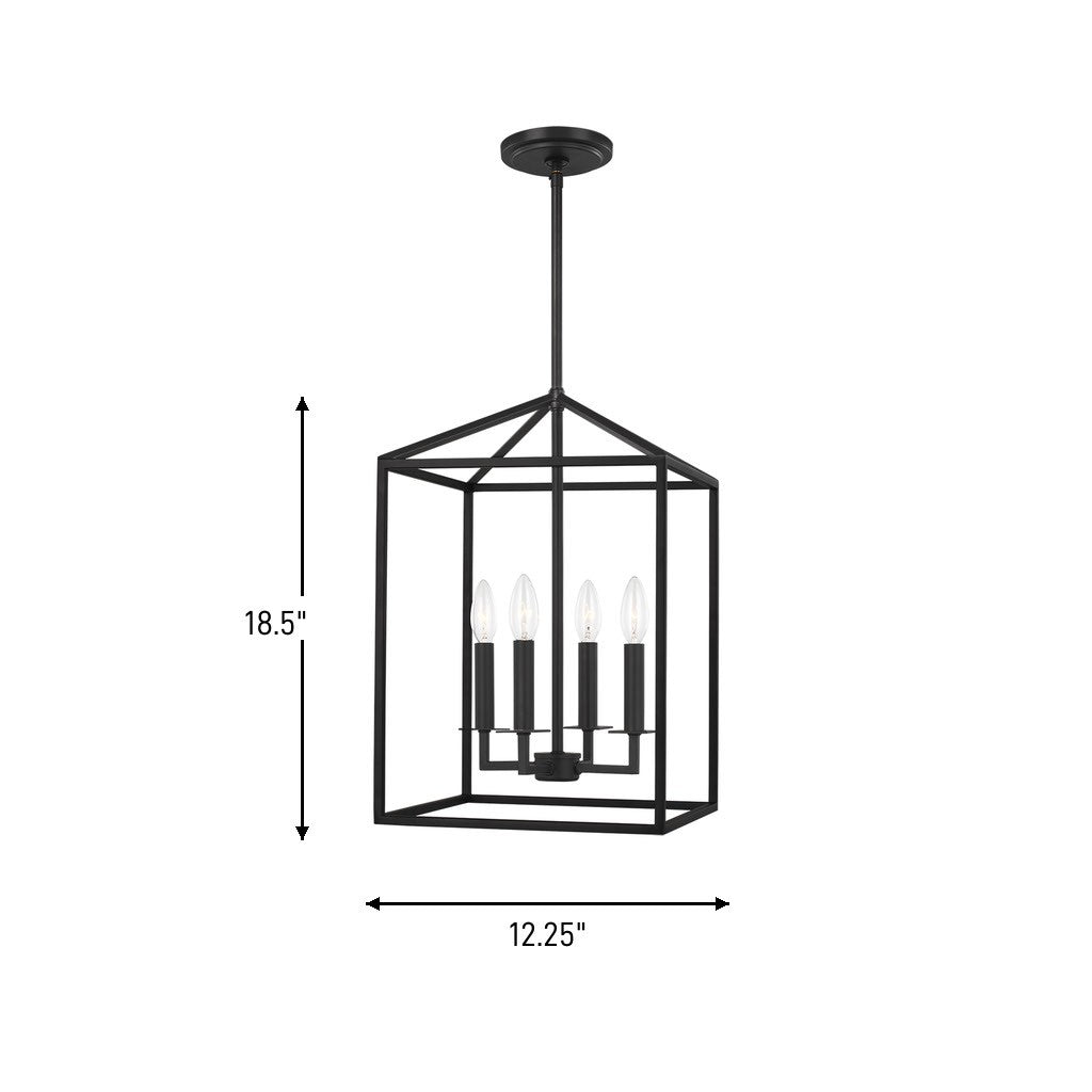 Perryton Four Light Hall/Foyer Pendant — 18.50"