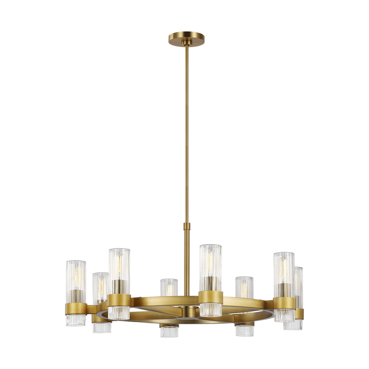 Eight Light Chandelier — 33"