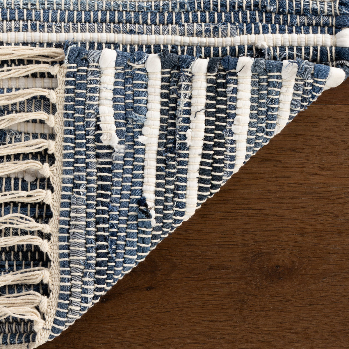 Dash & Albert Dira Denim Bohemian Diamond Rug in Blue, photo 2