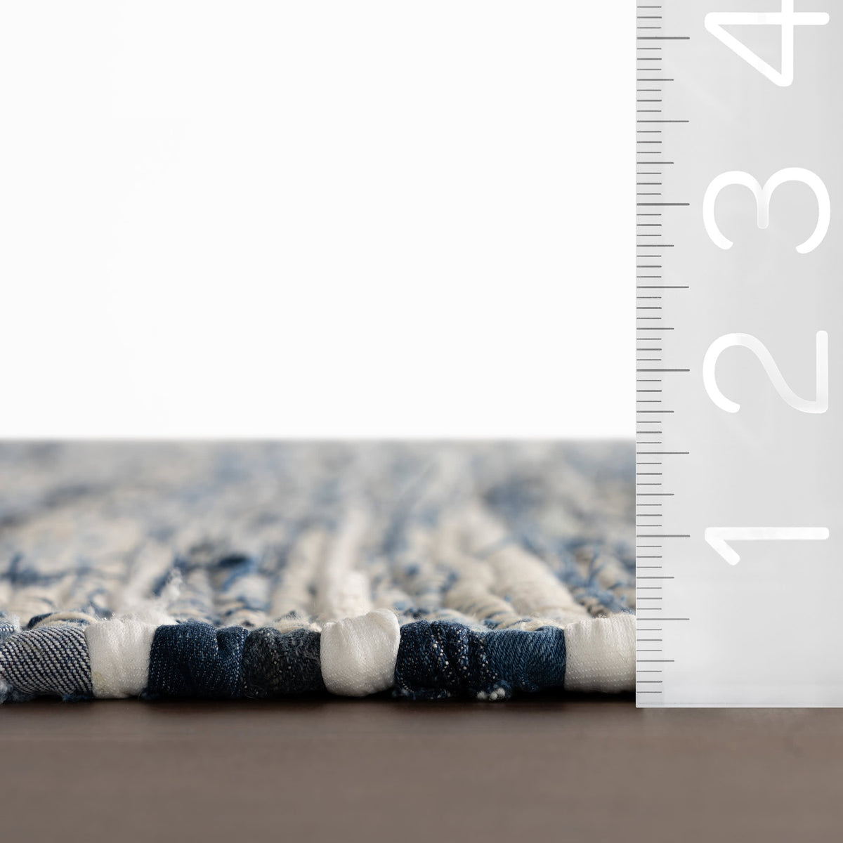 Dash & Albert Dira Denim Bohemian Diamond Rug in Blue, photo 4