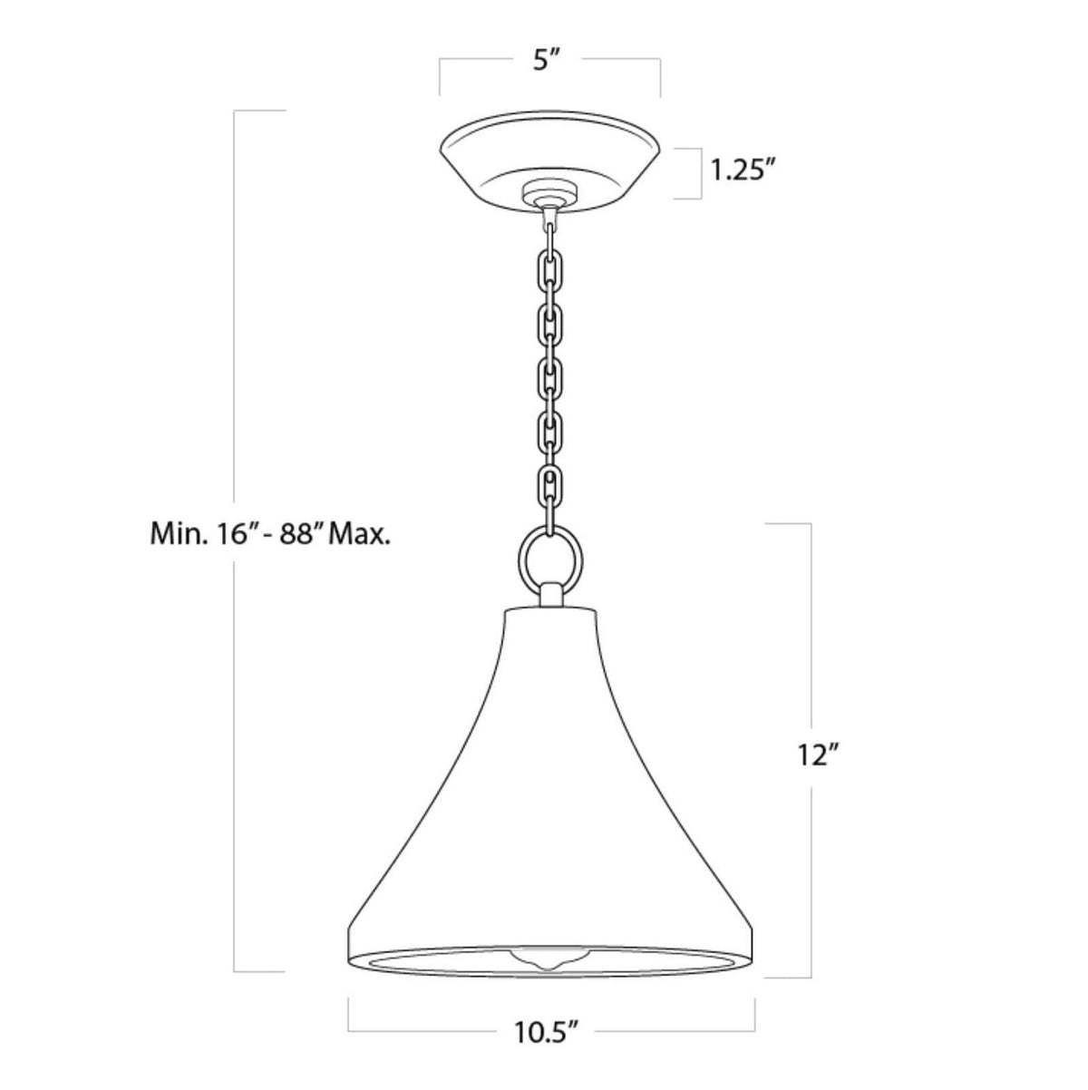 Billie One Light Pendant