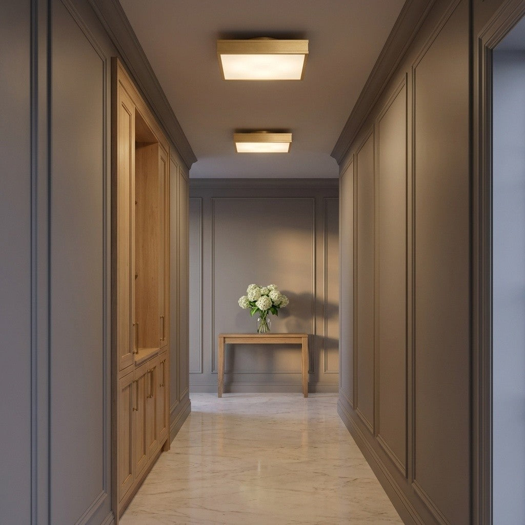 Dupont 16 Square Semi Flush