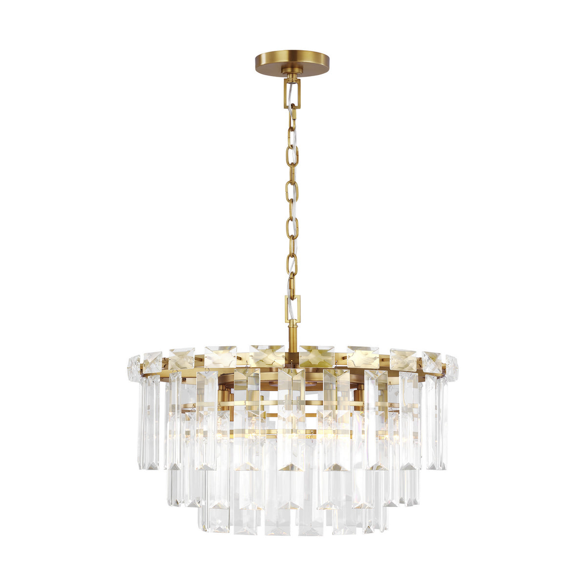 Ten Light Chandelier — 24.13"