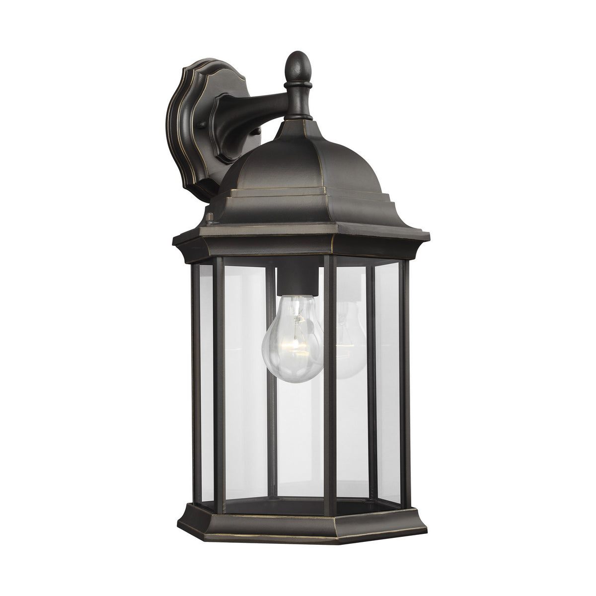 Sevier 18.75" Down Lantern — Clear