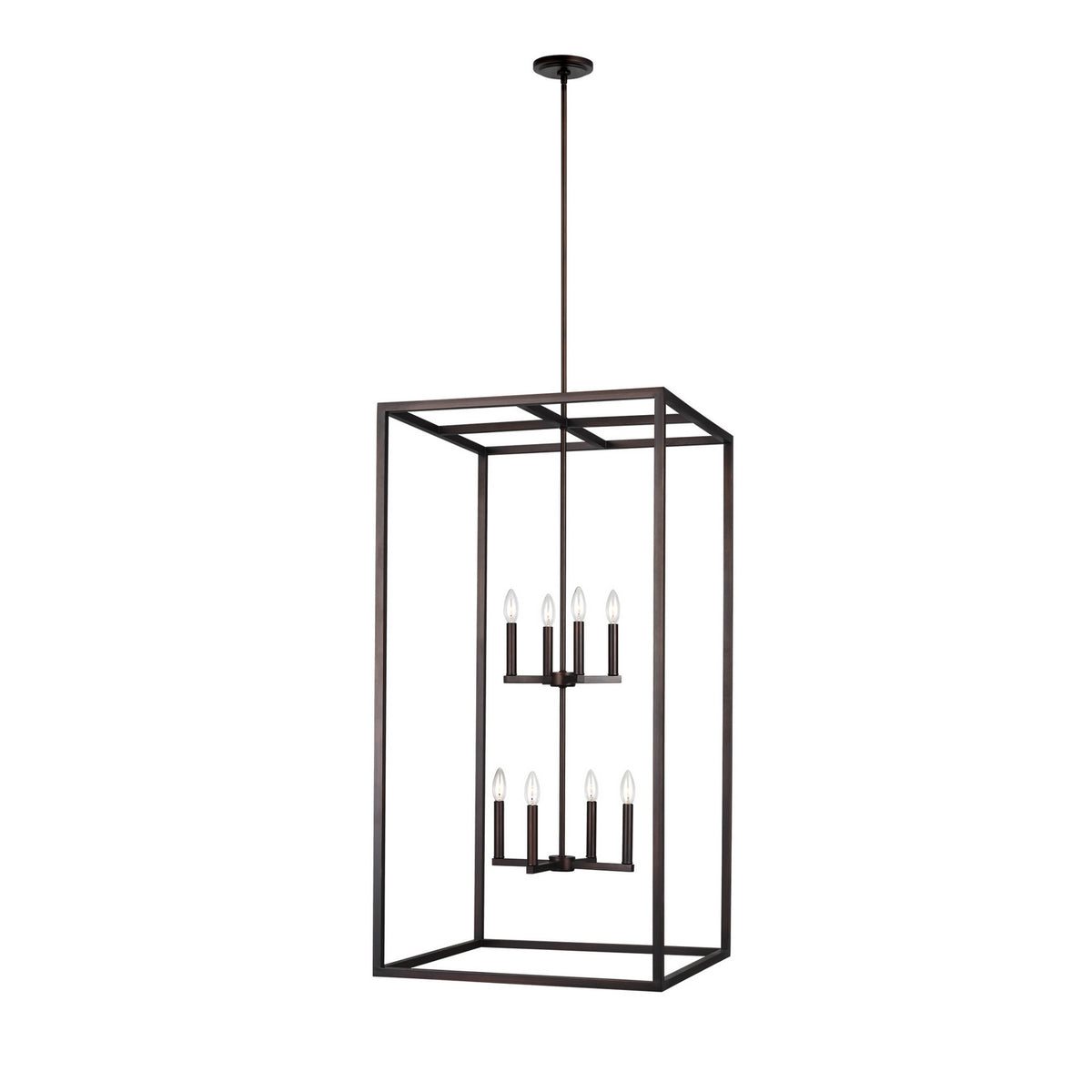 Moffet Street Eight Light Hall/Foyer Pendant — 46.00"