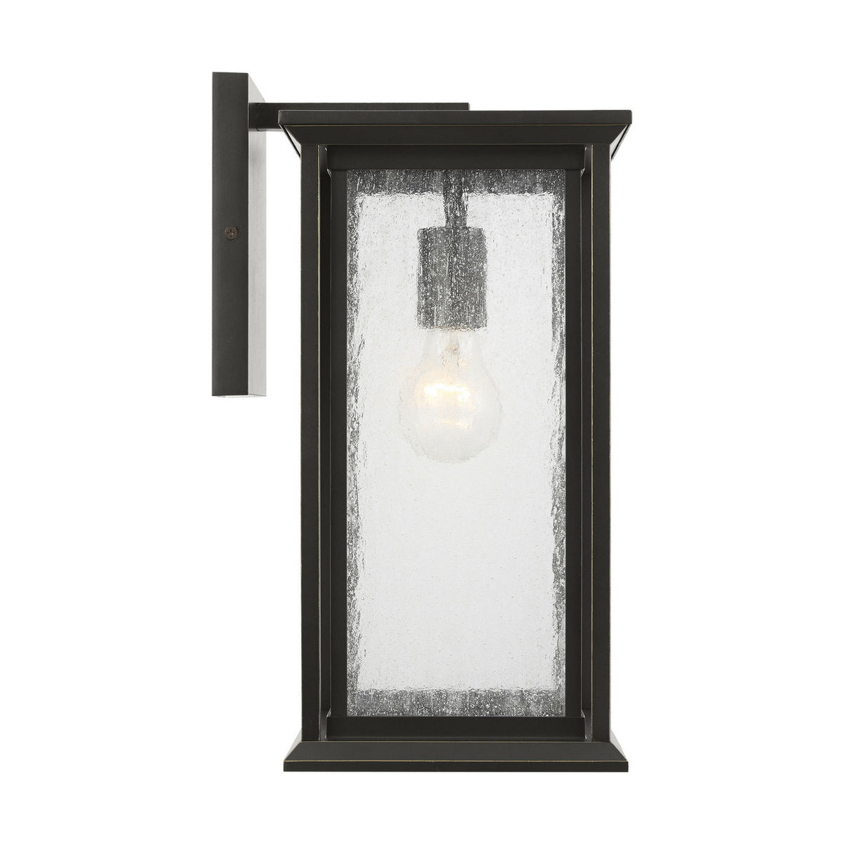Audley 15" Lantern — Distressed Seeded