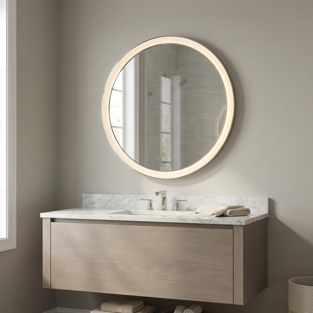 Chopin 36" Round Illuminated Mirror
