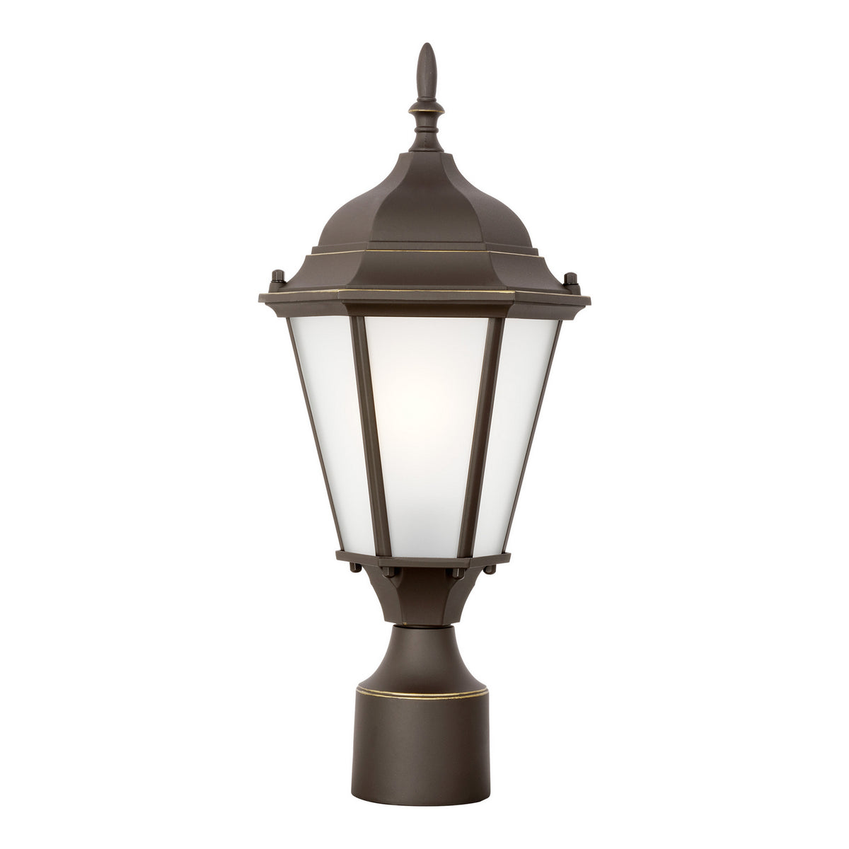 One Light Outdoor Post Lantern — 17.88"