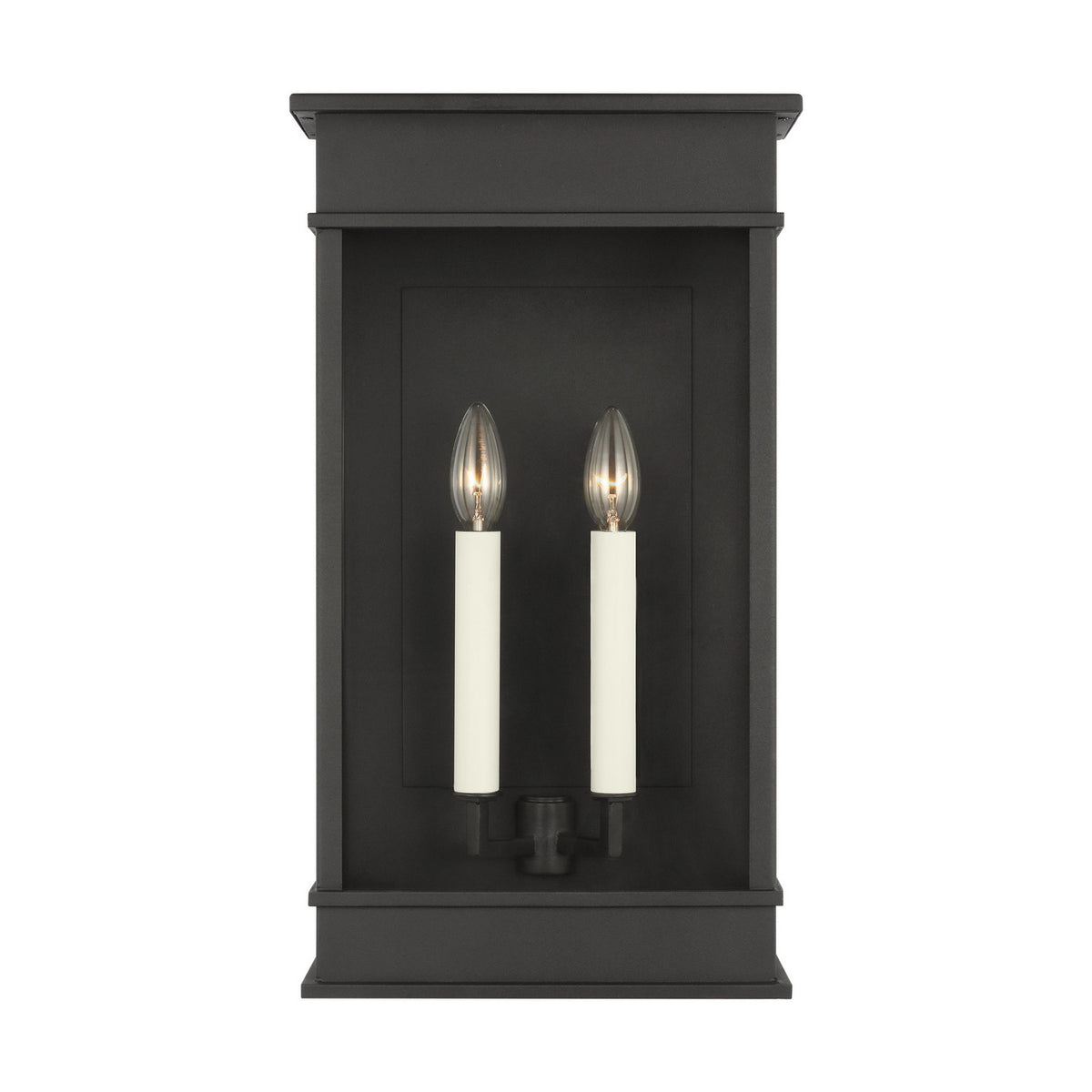 Two Light Outdoor Wall Sconce — 22.75"