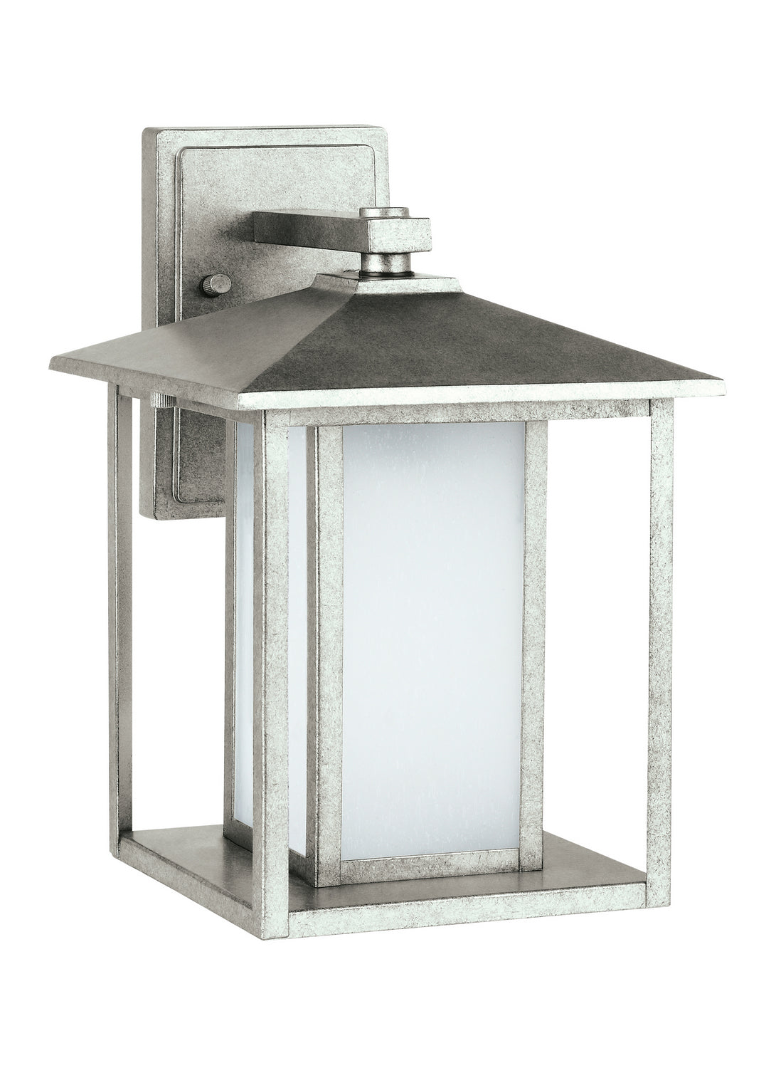 Hunnington 14" Lantern — Etched Seeded