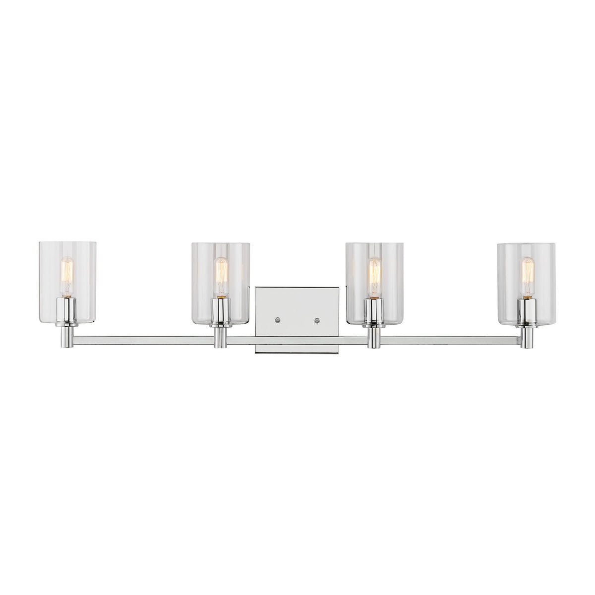 LED Bath Wall Sconce — W: 35.00" × H: 7.75" × D: 6.38"