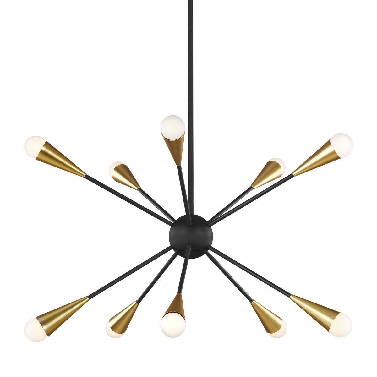 Ten Light Chandelier — 27.25"