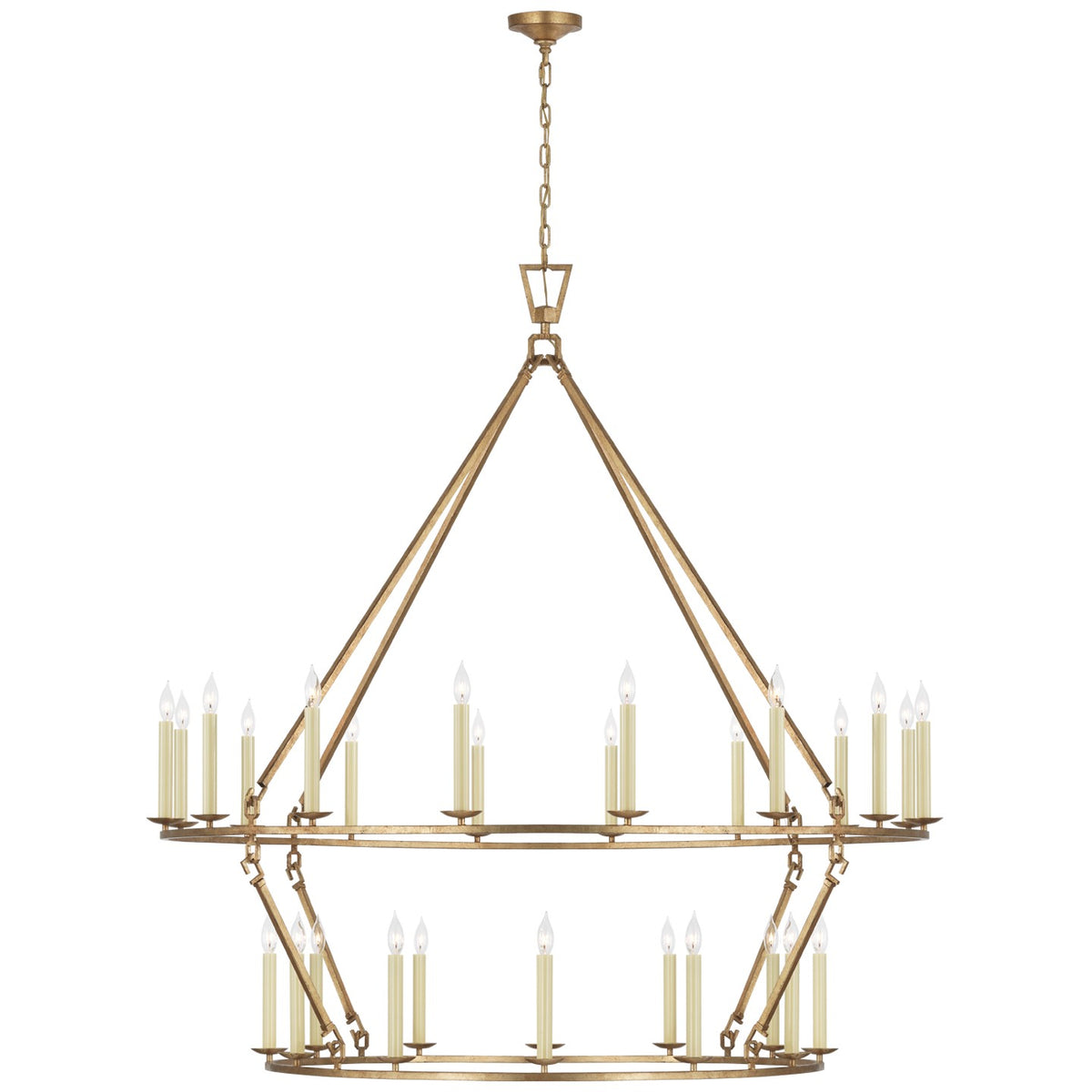 Darlana Oversized Two Tier Chandelier