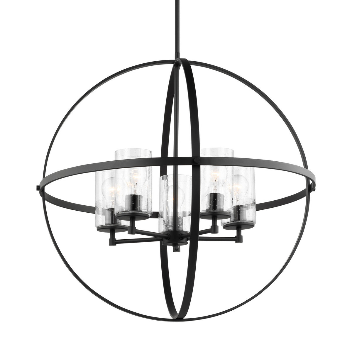 Alturas 5-Light Chandelier — Clear Seeded