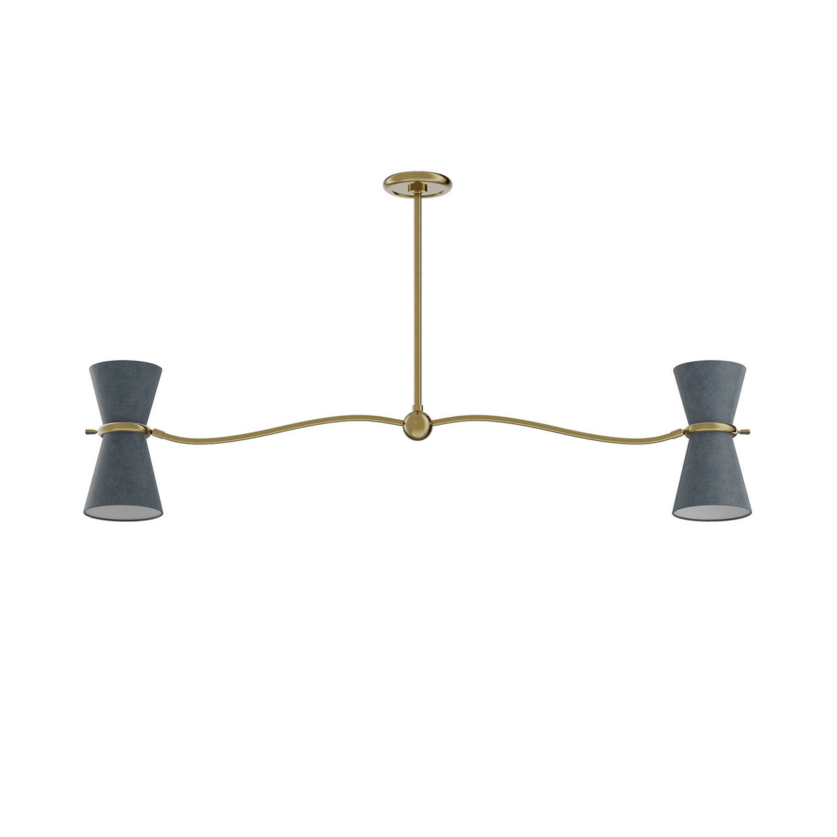 Gable Four Light Linear Chandelier