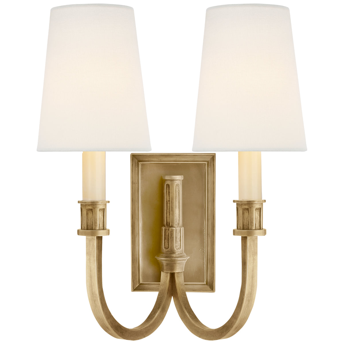 Modern Library Double Sconce