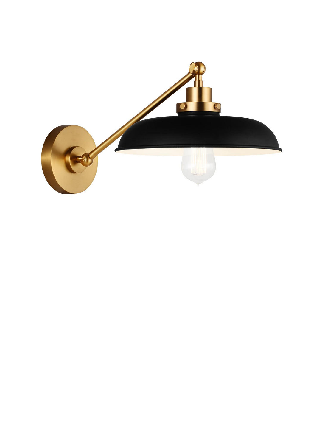 Wellfleet One-Arm Wide Sconce