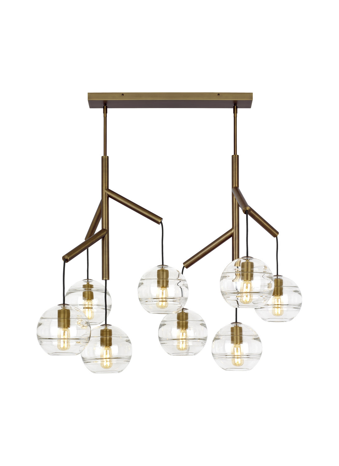 Eight Light Chandelier — 39.3"