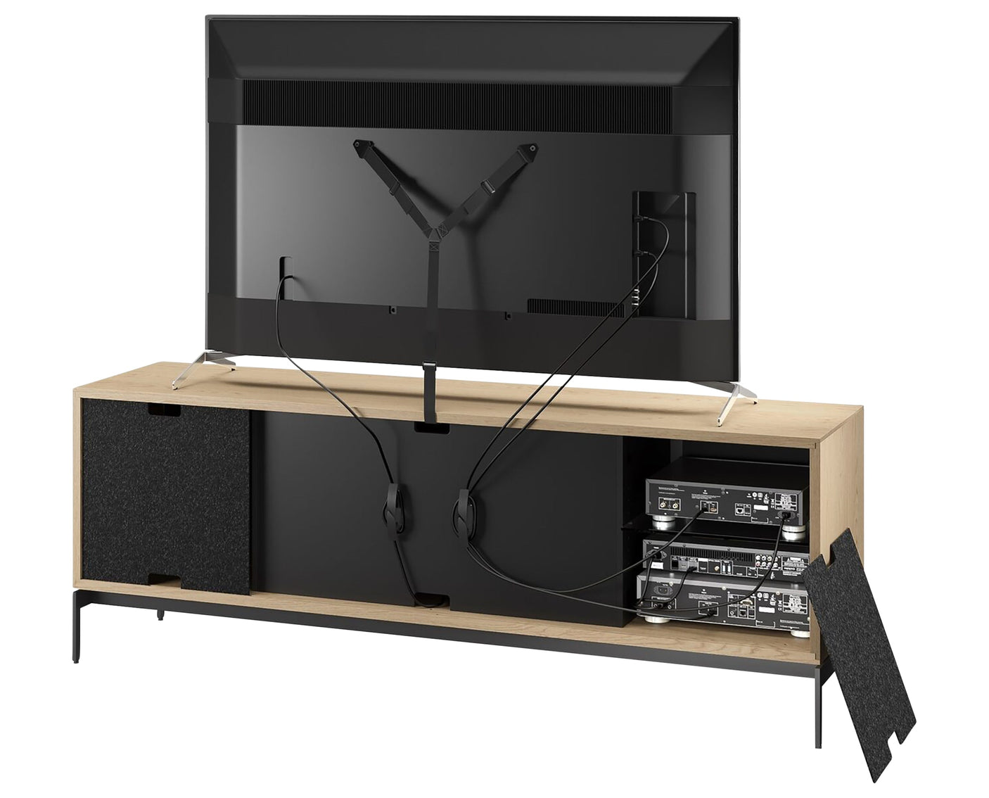 Elements 8709 | Media + Storage Console