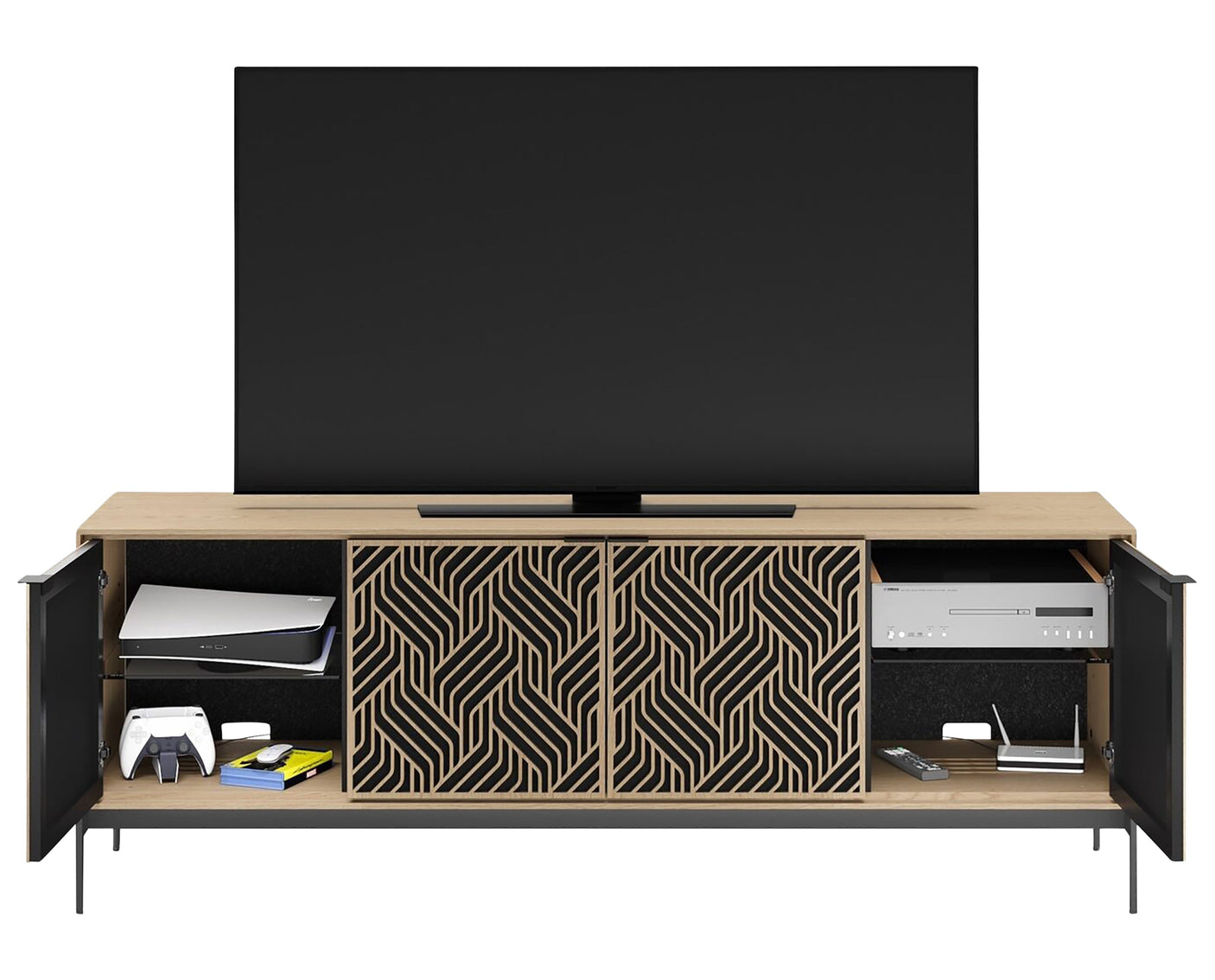 Elements 8709 | Media + Storage Console