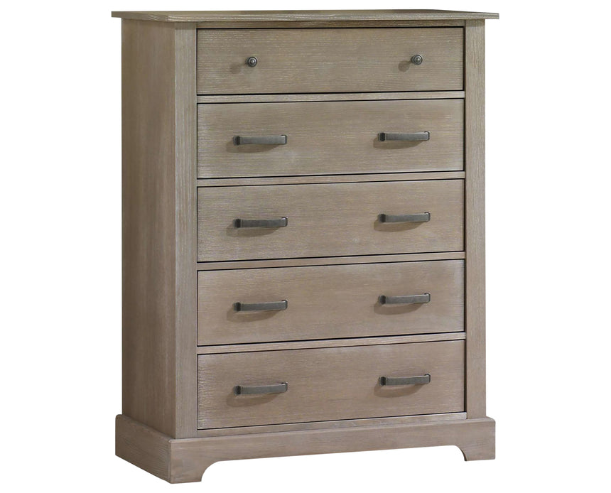 Sugar Cane Brushed Oak | Emerson 5 Drawer Dresser | Valley Ridge Furniture